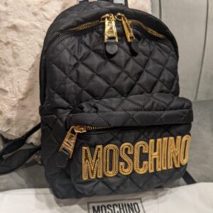Moschino Black Backpack