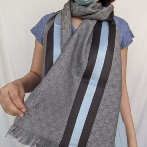 Gucci Grey Scarf