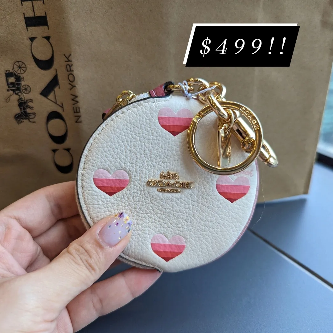 Coach Heart Coins Bag