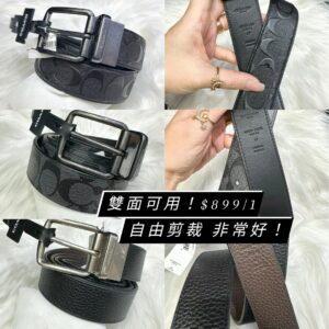 Coach Men Reversible Belt