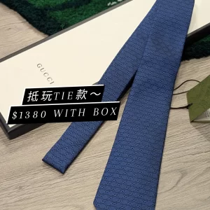 Gucci Signature GG Logo Silk Tie
