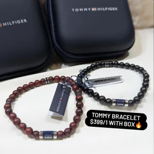 Tommy Hilfiger Men's Bracelet (Black)
