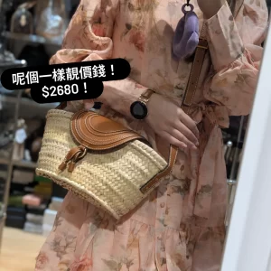 Chloe Marcie Small Bucket Bag in Brown