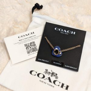 Coach Blue Heart Bracelet