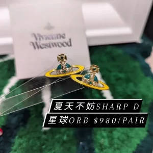 Vivienne Westwood Small Neo Bas Relief Earrings